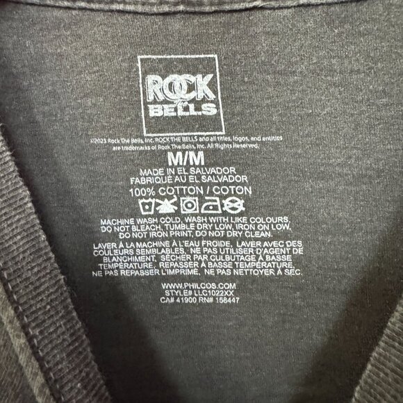 LL Cool J East Coast Rapper Collage Rock the Bells Rap Tee M - Picture 4 of 4